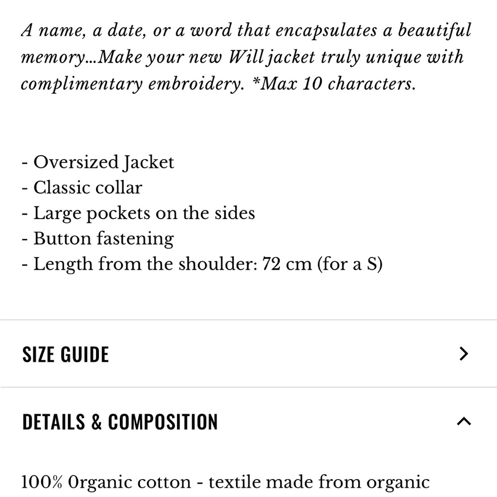 Sezane Will Jacket Denim Blue - Size M - Picture 8 of 8